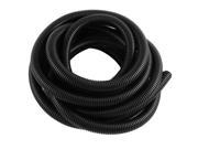 Black Flexible Bellows Hose Corrugated Conduit Tube Tubing Pipe 20 Foot Length