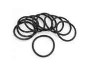 Unique Bargains 5Pairs Flexible Rubber O Ring Seal Washer Replacement Black 68mm x 5mm
