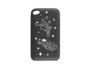 Black White Soft Silicone Protector for iPod Touch 4G