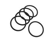Unique Bargains 65m x 5mm Industrial Flexible Rubber O Ring Seal Washer 5 Pcs