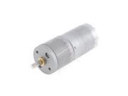 Unique Bargains 12VDC 100RPM 4mm Shaft Dia Speed Reducer Electric Geared Motor