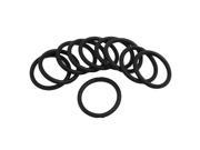 Unique Bargains Black Silicone O ring Oil Sealing Washer Grommet 34mm x 3.5mm 10Pcs
