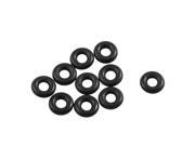 Unique Bargains 10 Pcs 10mm External Dia 3.1mm Thickness Rubber Oil Seal O Ring Gaskets Black
