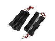 5 x Open Frame Dual Wired 2 Sides 4 x 1.5V AA Battery Holders Cases Boxes