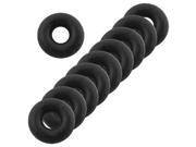 Unique Bargains 10 Pcs Black Rubber Oil Seal O Ring Sealing Gasket Washers 10mm x 3mm