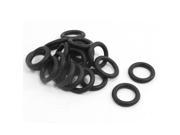 Unique Bargains 20Pcs Soft Rubber O Rings Seal Washer Replacement Black 18mm x 3.1mm