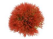 Unique Bargains Fish Tank Red Ball Shaped Underwater Plants 2.6 Height