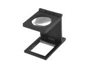 Black Metal Folding Magnifier Magnifying Glass Jewelry Loupe 10X