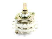 Unique Bargains TV Radio Band Channel Rotary Switch Selector 4P5T 4 Pole 5 Position