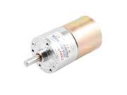 DC 12V 30RPM 6mm Shaft 2 Pin Connector Magnetic Geared Box Speed Reduce Motor