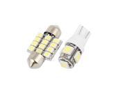Car Dome Map White LED Lights Interior Package 10 Pcs