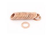 20Pcs 8mmx13mmx1.5mm Copper Crush Washer Flat Ring Seal Gasket Fitting