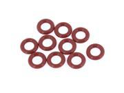 Unique Bargains 10 Pcs Soft Rubber O Rings Seal Washer Replacement Red 13mm x 3mm