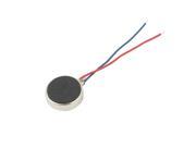DC 3V 10mm x 3.5mm Flat Round Coin Wired Cellphone Micro Vibration Motor