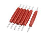 Car Truck Two Way Tire Valve Stem Core Remover Puller Installer Tool 6 Pcs