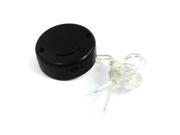 Unique Bargains Black CR2032 CR2035 Battery Round Button Cell Coin Holder Socket w Cover