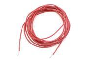 Unique Bargains Spare Parts 200cm 24AWG High Temperature Resistant Red Silicone Wires