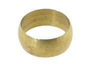 Unique Bargains 12mm Dia Gold Tone Brass Compression Sleeve Pipe Fitting