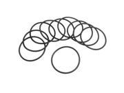 Unique Bargains Black Silicone O ring Oil Sealing Washer Grommet 59mm x 3.1mm 10Pcs
