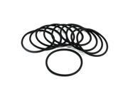 Unique Bargains 5Pair Black Rubber Oil Seal O Ring Sealing Gasket Washers 46mm x 2.4mm