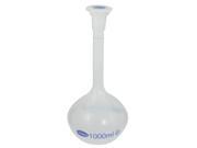 Laboratory Clear White Plastic Volumetric Measuring Flask 1000ml