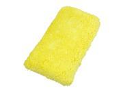 2 in 1 Durable Practical Microfiber Car Wash Sponge Cleaning Pad Yellow