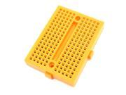 Unique Bargains Circuit Test Board Breadboard 170Pcs Tiepoint 47mmx35mmx9mm Yellow