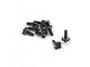 Unique Bargains 10 Pcs Through Hole Mounted 4 Pins Momentary Tact Switch 6mmx6mmx12mm