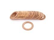 20Pcs 21mmx30mmx2mm Copper Flat Washer Gasket Seal Fitting Industrial Fasteners