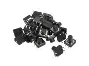 Momentary Contact Tactile Miniature Micro Switches 12mm x 12mm 30pcs