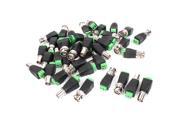 Unique Bargains 20 Pairs BNC Male Female Plug Connector Terminal Adapter for Security Camera
