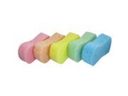 5 Pcs Assorted Color 8 Shape Cleaning Sponge Pad for Auto Cars