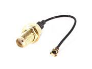 IPX U.FL to SMA Female Jack Pigtail Cable 7 Long for Wifi Wireless Antenna