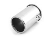 Unique Bargains Metal 63mm 2.5 Inlet Universal Exhaust Muffler Tip for Auto Car