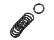 Unique Bargains 10 x Mechanical Black NBR O Rings Oil Seal Washers 38mm x 5mm x 28mm