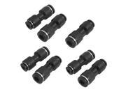 Air Piping 2 Ways 6mm to 4mm Straight Coupler Tube Quick Joint Fittings 7pcs