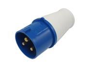 32A Blue White Splash Proof IP44 2P E IEC309 2 Industrial Plug