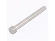Mechanical Maintenance 15mm Head 10mm Shank Steel Round Straight Ejector Pin