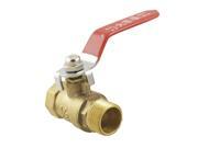 Unique Bargains Straight Top Compression Check Water Brass Ball Valve Handle