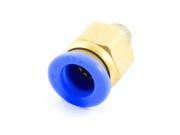 Unique Bargains Air Compressor 1 8PT Male Thread to 10mm Tube Push in Quick Coupler Coupling