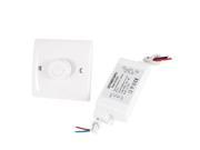 DC 24 42V 900mA Power Supply AC 200 250V LED Dimmer Control Wall Switch White