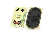 Unique Bargains 2 Pcs 5W 8 Ohm Magnetic Speaker Loudspeaker 70mm x 40mm for LCD TV Player