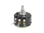 Unique Bargains WX050 6mm Shaft Single Turn Wire Wound Rotary Potentiometer 22K ohm 5W