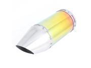 Motorbike Colorful Shark Mouth Stainless Exhaust Tip Muffler Silencer