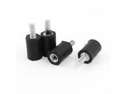 4Pcs M4 Air Compressor Rubber Vibration Mount Isolator 10mm x 15mm