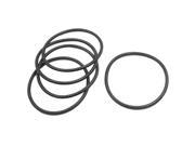 Unique Bargains 5 x Black Industrial Rubber Sealing Oil Filter O Rings Gaskets 75mm x 4mm