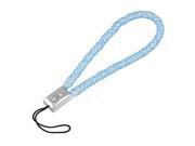 MP4 Phone Plastic Crystal Beads Inside Meshy Style Hand Strap Blue