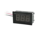 0 100V DC 3 Digit Display Panel Voltmeter Red LED Voltage Volt Test Meter