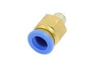 Unique Bargains Air Pneumatic Straight Connector 12mm Push in Joint Quick Fitting Coupler Yrjio