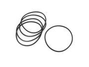 Unique Bargains 5Pcs Soft Rubber O Rings Seal Washer Replacement Black 115mm x 4mm